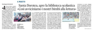 bib lioteca inaugurazione santa dorotea